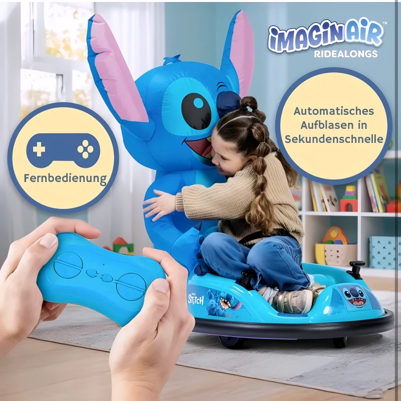 ImaginAir™ Aufsitzauto-Autoscooter · 3 Fuß großes aufblasbares Abenteuer für Kinder